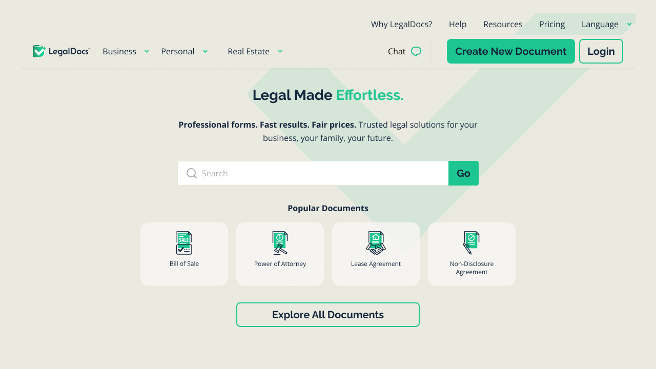 legaldocs-homepage-hero-section